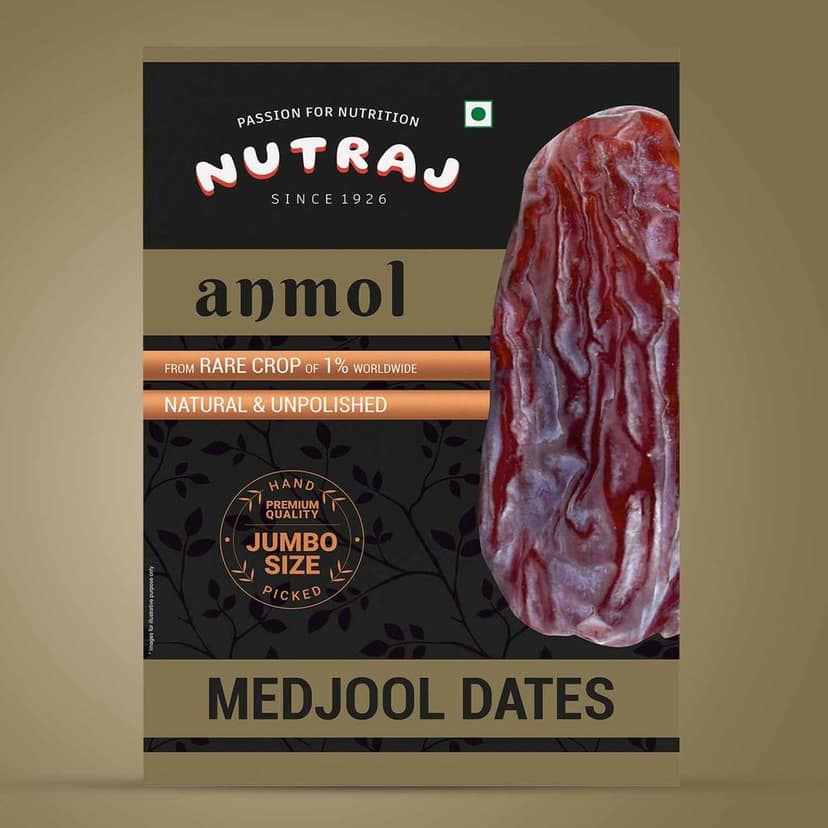 Nutraj Anmol Medjool Dates, Sonora Almond Kernel & Jumbo Cashew Nuts Combo Pack view 6