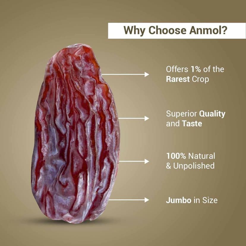 Nutraj Anmol Medjool Dates, Sonora Almond Kernel & Jumbo Cashew Nuts Combo Pack view 8
