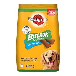 Pedigree Biscrok Biscuits With Chicken 500 Gms