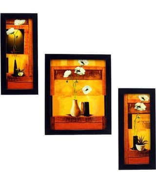 Indianara - Floral Painting With Frame