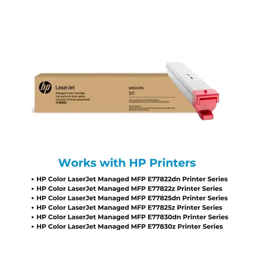 HP W9043MC Magenta Original LaserJet Toner Cartridge view 4