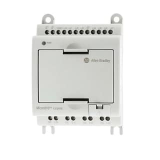 NEW Allen Bradley 2080-LC10-12QWB Micro810 Controller 8 IN 24VDC 4AIN 0-10V 4RLY 24V PWR Micro810 12 VO Smart Relay Controller with factory seal