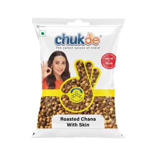 Chukde Roasted Chana With Skin, 200 gm