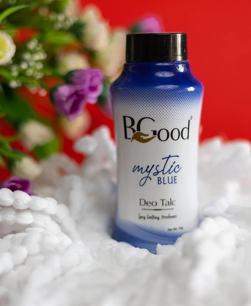 Talcum Powder - Mystic Blue- 300 gm, Body & Face Talc Powder for Women & Men view 4