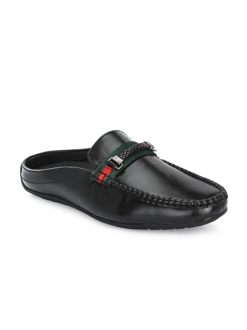 BUSKINS CASUAL MULES BA5659 BLACK view 2