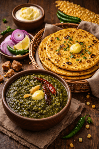 Makke ki roti & sarson ka saag