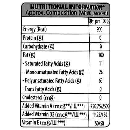 Sundrop Super Lite Advanced Sunflower Oil 1 Ltr view 3