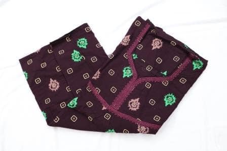 Elegant Maroon Nighty with Exquisite Detailing view 2