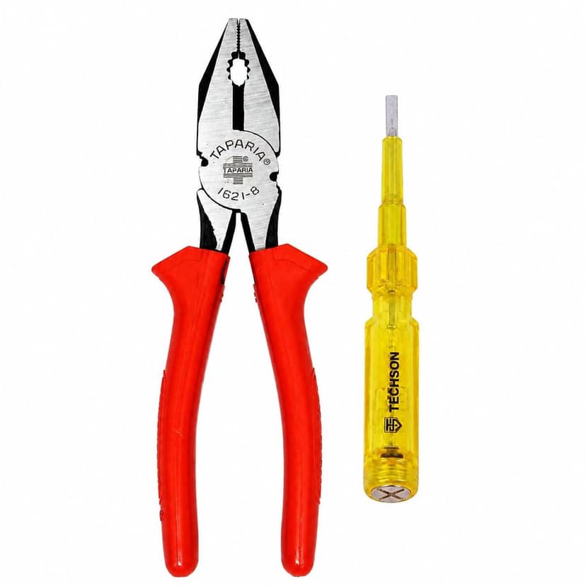 Taparia 1621-8 Combination Plier with Insulated Grip
