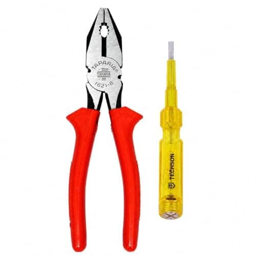 Taparia 1621-8 Combination Plier with Insulated Grip view 2