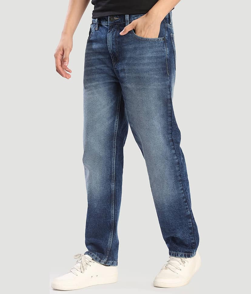 Bene Kleed Relaxed Clean Look Men's Jeans - Blue ( Pack of 1 ) view 2