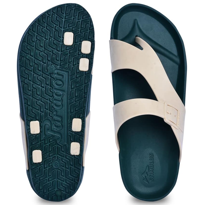 Paragon Men's Stylish floaters sandals designed for comfort view 5