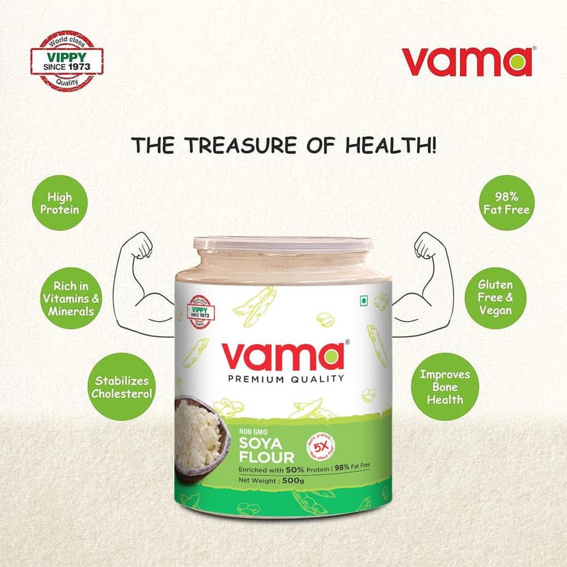 SOYA Flour Enriched 500gm view 2