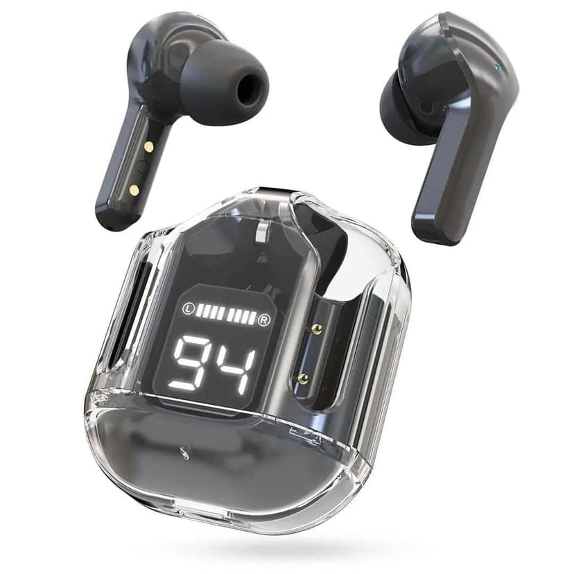 UltraPod Bluetooth Earbuds | High Bass + Water Resistant UltraPod Bluetooth Earbuds | High Bass + Water Resistant - Black