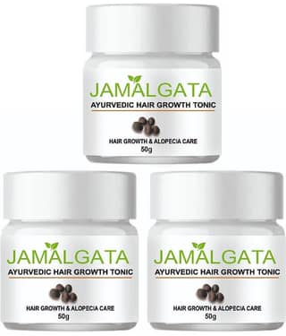 GABANA Jamalgata Hair Growth Powder For Prevents Hair Regrowth 50 gm Pack of 3