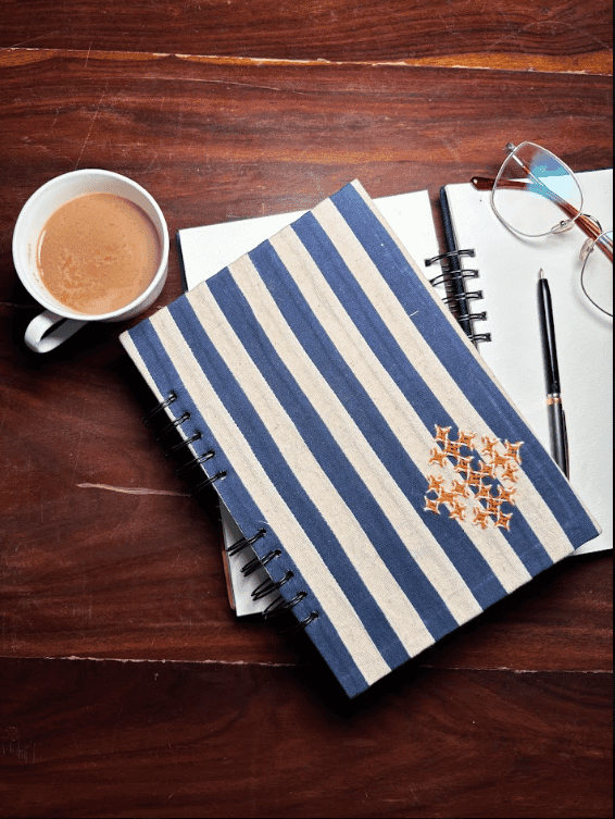 Fabric Spiral Notebook