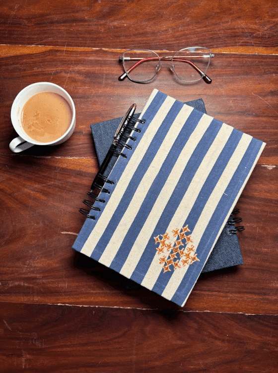 Fabric Spiral Notebook view 2