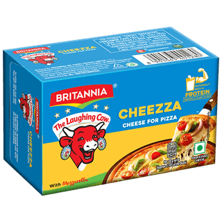 Britannia The Laughing Cow Cheese For Pizza Block, 400 G Carton