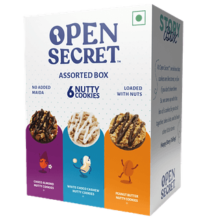 Open Secret Assorted Nutty Cookies Story Box, 75 gm