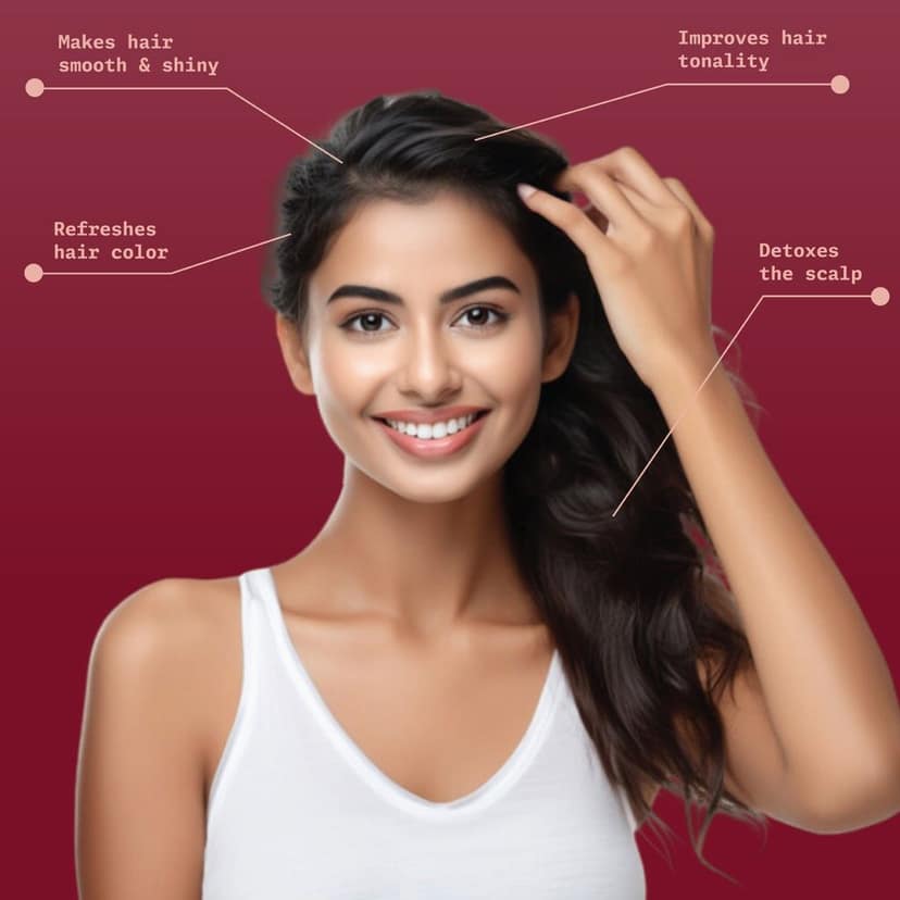 Ningen Arnica Hair Toner I Enriched with Potent Soapnut (Reetha) Extracts I Dermatologically Tested, Paraben Free I Manages Hair Color and Texture, Long Lasting Effects I 200g view 3