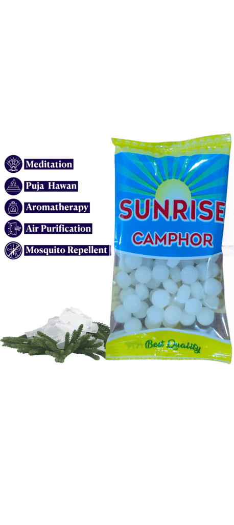 Sunrise Camphor - 100% Organic, Original, Pure, Quality, No Mixing view 2