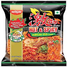 NISSIN GEKI HOT&SPICY VEG 80GM