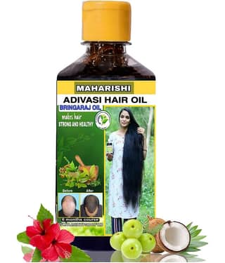 SRI MAHARISHI ADIVASI AYURVEDIC PRODUCTS - HERBAL PRODUCT - Hair Growth Bhringraj Oil 100 ml ( Pack of 1 )
