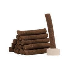 Herbal Dhoop Batti with Stand, Pack of 15 | Long-Lasting Fragrance for Pooja, Meditation & Home Use