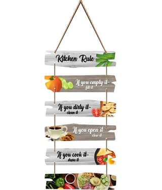 Saf Wood Wall Sculpture Multi - Pack of 1