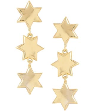 VIRAASI - Gold Danglers Earrings ( Pack of 1 )