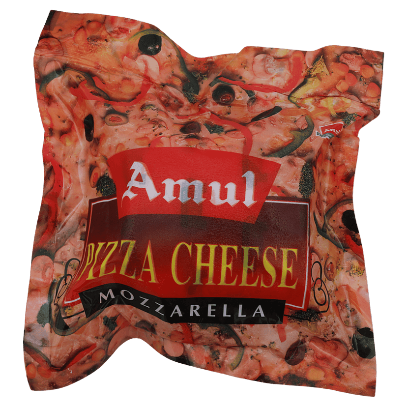 Amul Mozzarella Pizza Cheese Block, 200 G Pouch