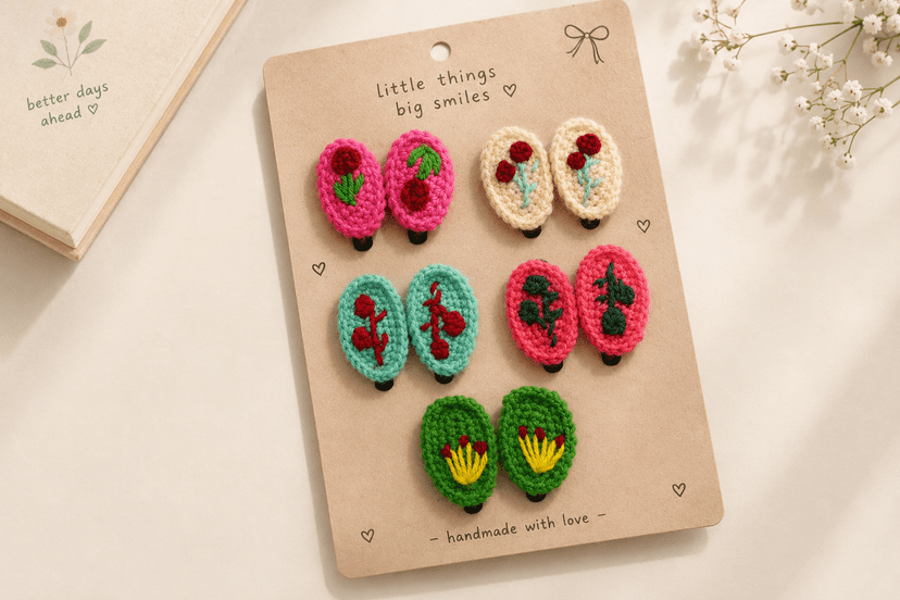 Handmade Decorative Hair Clip for Women and Girls