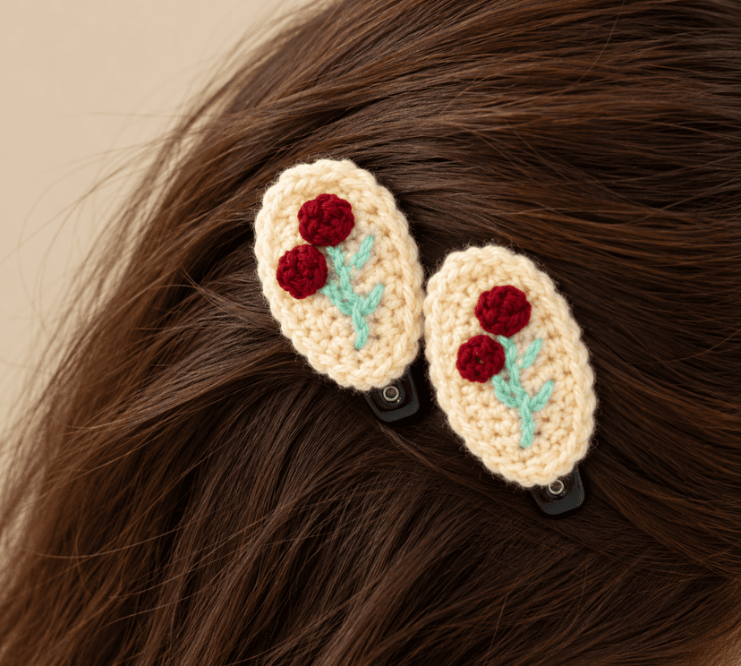 Handmade Decorative Hair Clip for Women and Girls view 3
