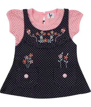 NammaBaby Pack of 1 Baby Girls Cotton Frock ( Green )