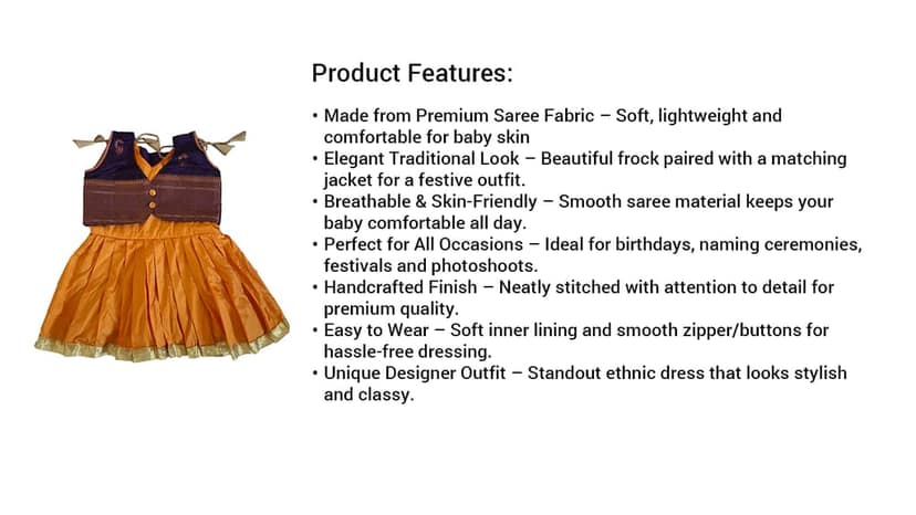 Bebi Frock with Jacket view 3