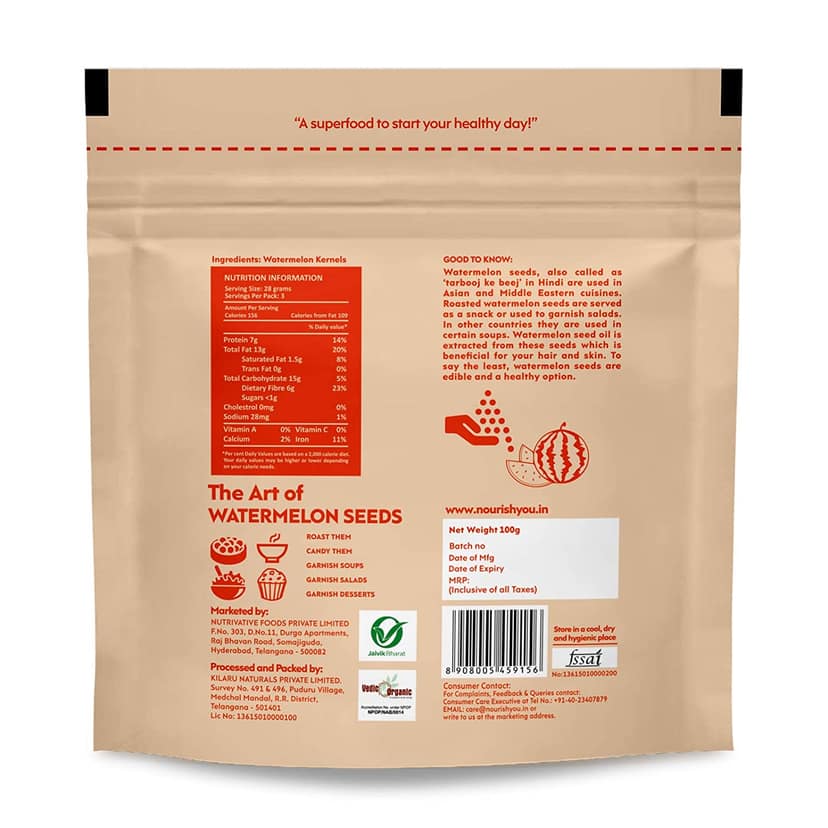 nourish you Raw Watermelon Seeds view 3