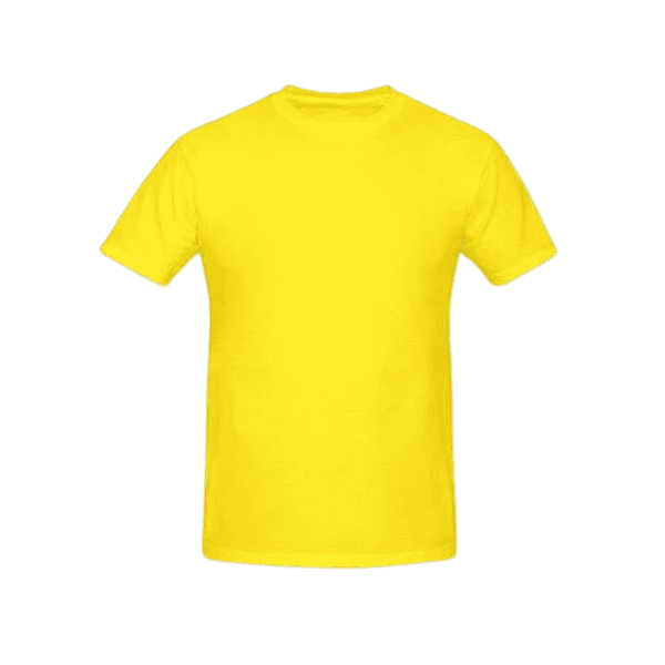 Regular Fit T-Shirt, Yellow, Large (Unisex)