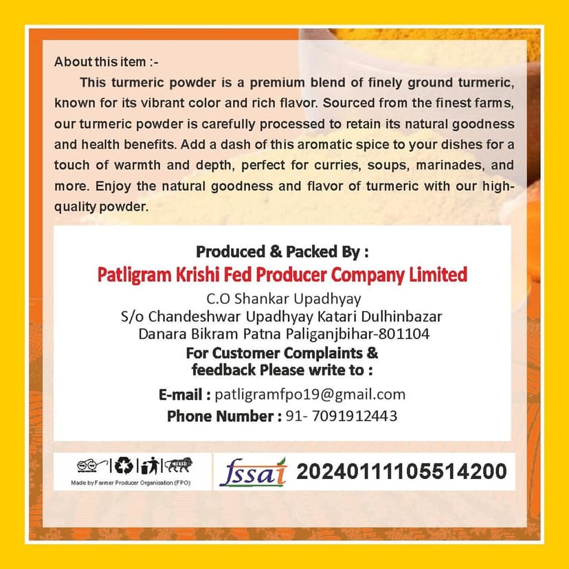 Haldi Powder (pack of 2) view 4