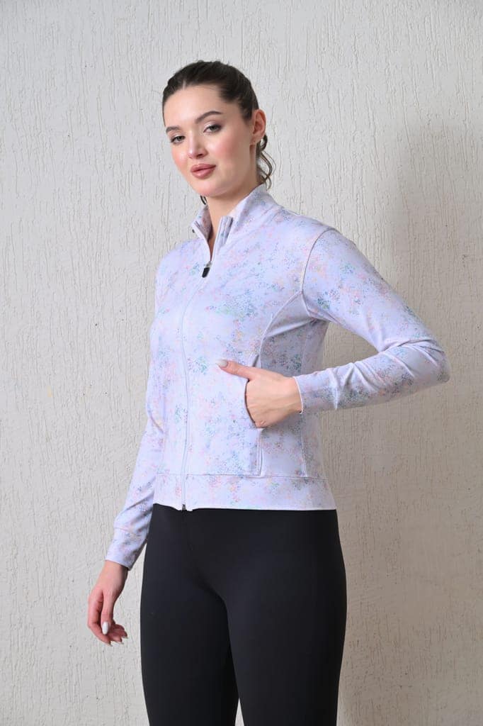 Body Smith Women Solid Full Sleeves Mesh Zipper