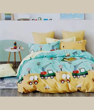 kids wonders Character Bedsheets for Unisex ( 229 cm (90") X 254 cm (100") ) - Multi ( Single )