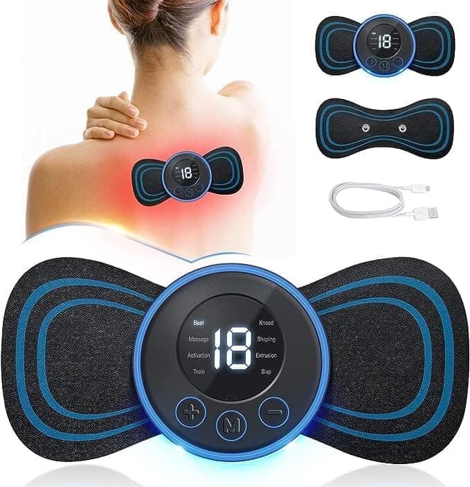 DAYBETTER® Mini Massage Machine mini massager portable rechargeable full body massager for pain relief with 8 Mode Ems neck cervical massager TAR-D-01 view 4