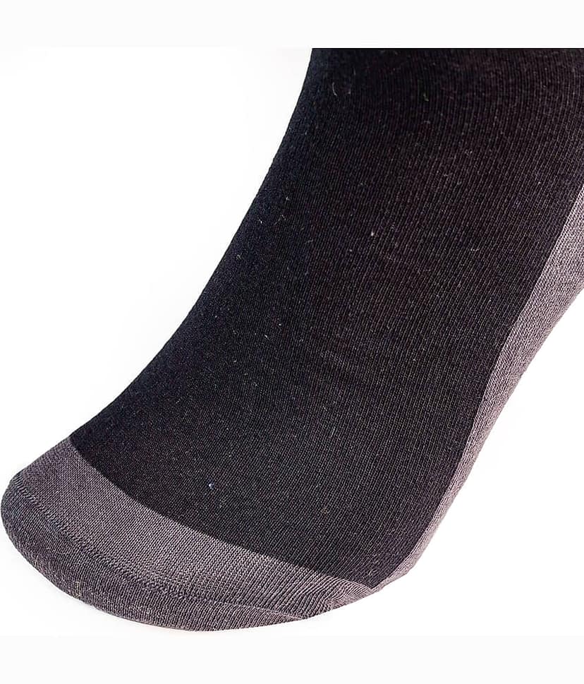 Man Arden - Black Cotton Men's Mid Length Socks ( Pack of 1 ) view 2