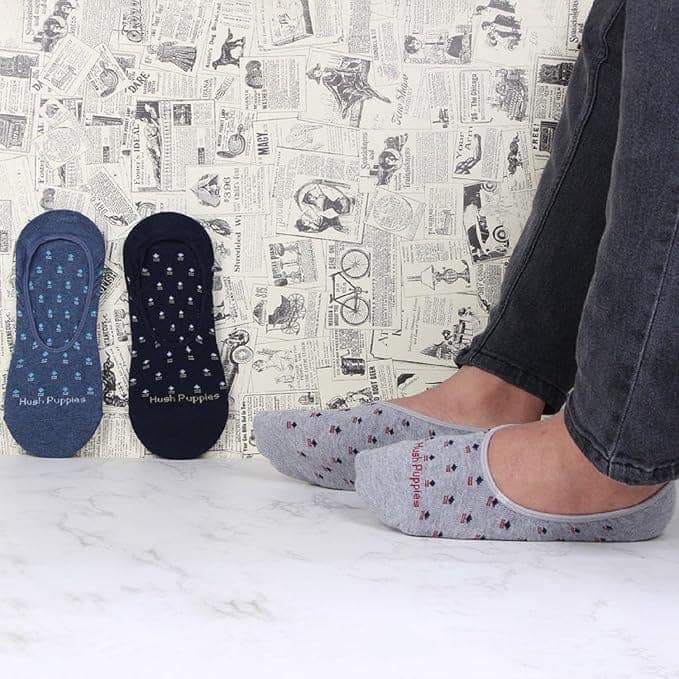 Men's Printed No-Show Socks (Pack of 3) view 2