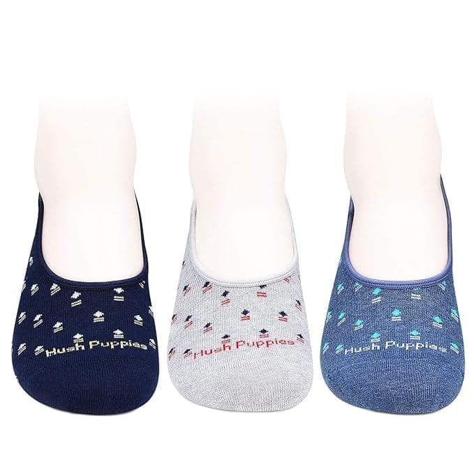 Men's Printed No-Show Socks (Pack of 3) view 3