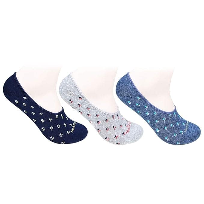 Men's Printed No-Show Socks (Pack of 3) view 4