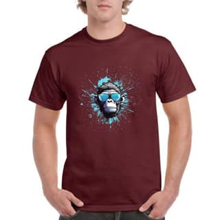 Trishoolin Abstract Theme Graphic T-Shirt (Design 10188MB) | Cotton Regular Fit Crew Neck Tee | Pack of 1