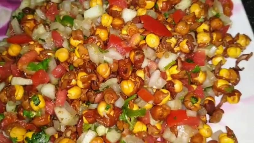 Roasted masala chana chaat