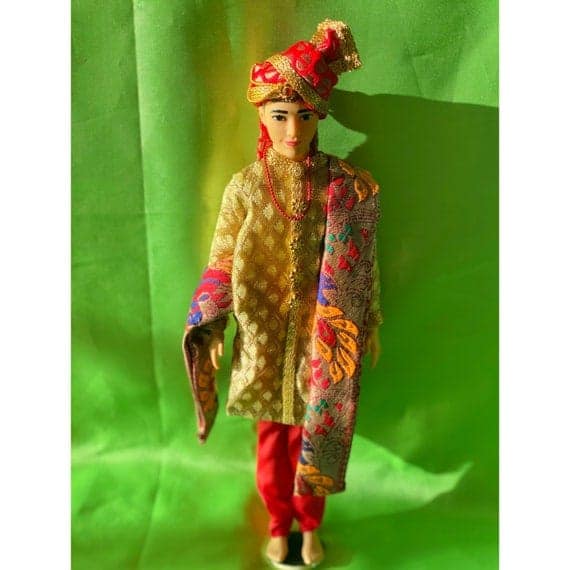Handcrafted Indian Groom Doll