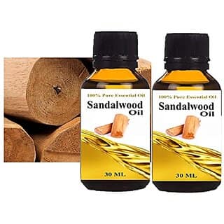PACK OF 2 PURE AND RARE SANDALWOOD OIL MADE WITH PURE AND RARE SANDALWOOD OIL.