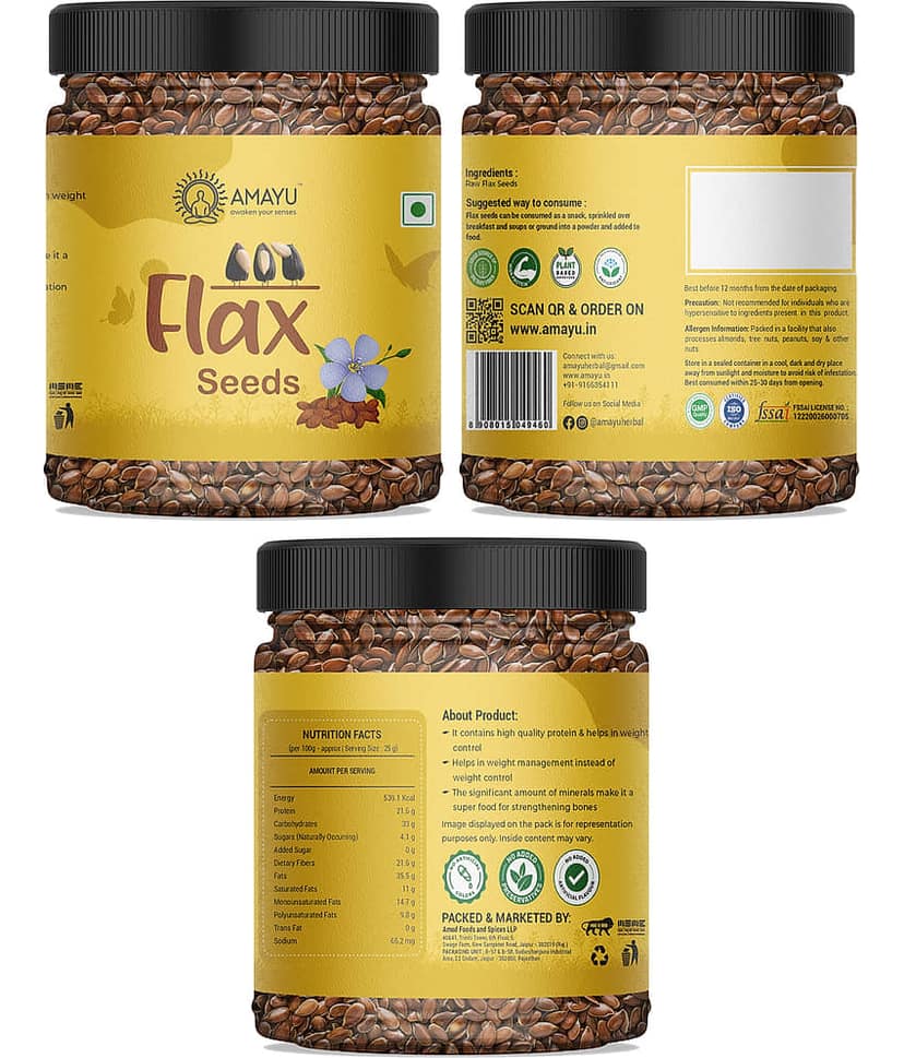 AMAYU Chia Seeds ( Pack of 2 ) view 3